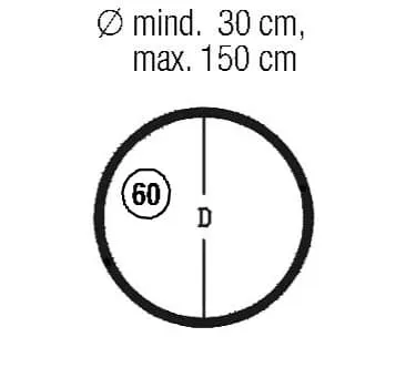 Cirkel med diameter